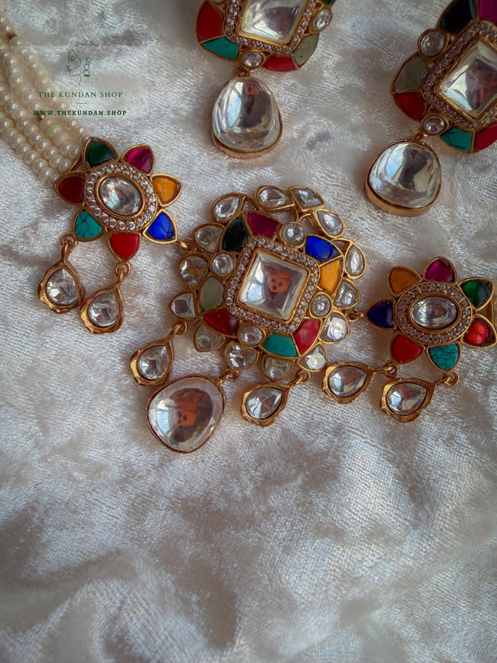 Melodic in Multi Necklace Sets THE KUNDAN SHOP 