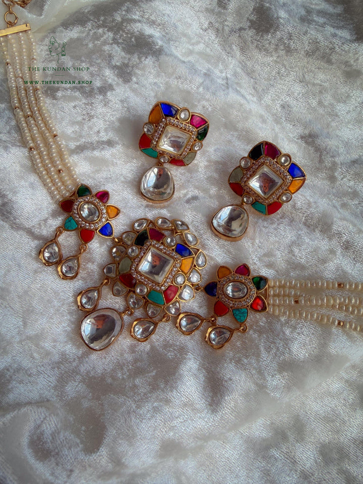Melodic in Multi Necklace Sets THE KUNDAN SHOP 