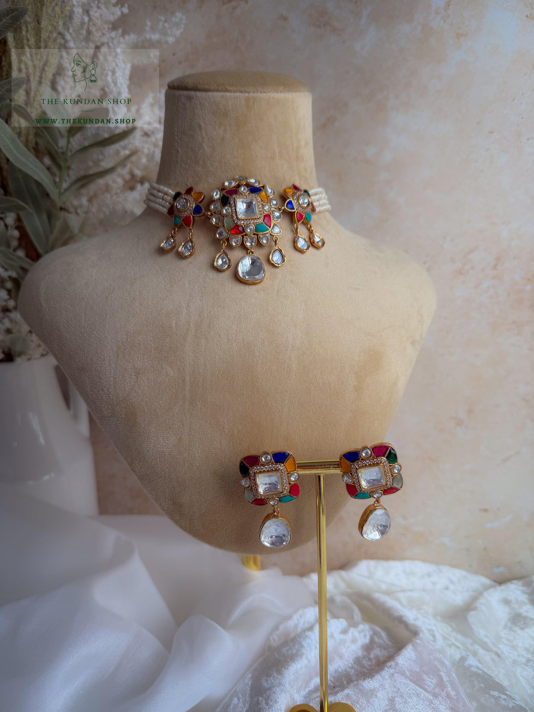 Melodic in Multi Necklace Sets THE KUNDAN SHOP 
