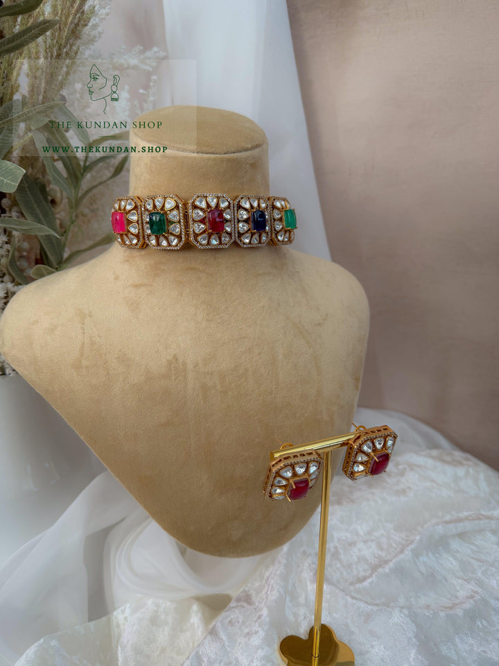 Prism in Stone // Multi Necklace Sets THE KUNDAN SHOP 