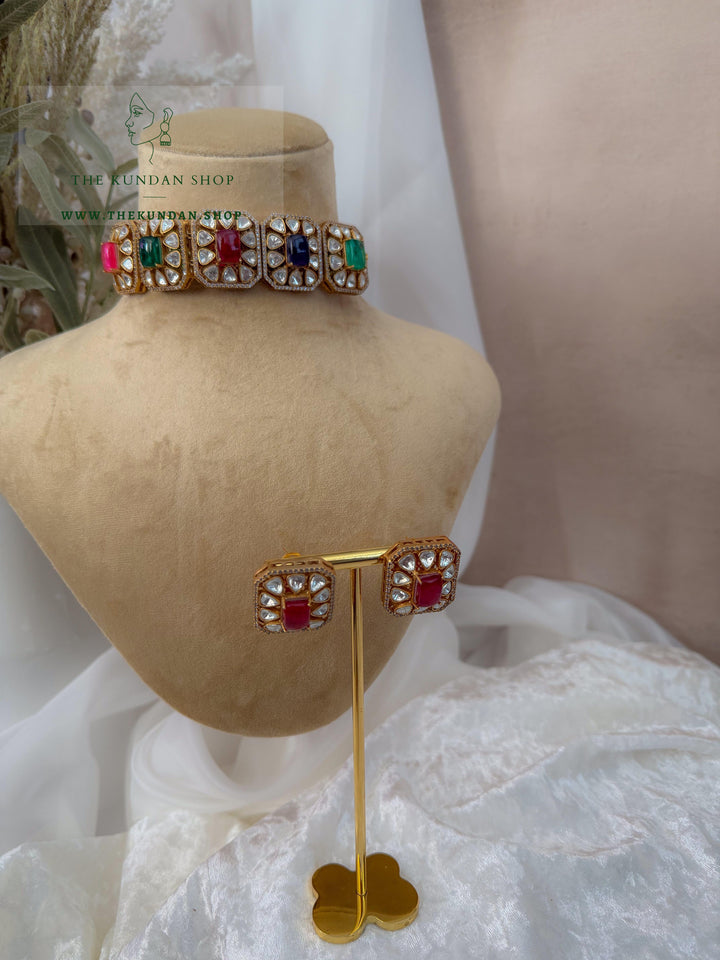 Prism in Stone // Multi Necklace Sets THE KUNDAN SHOP 