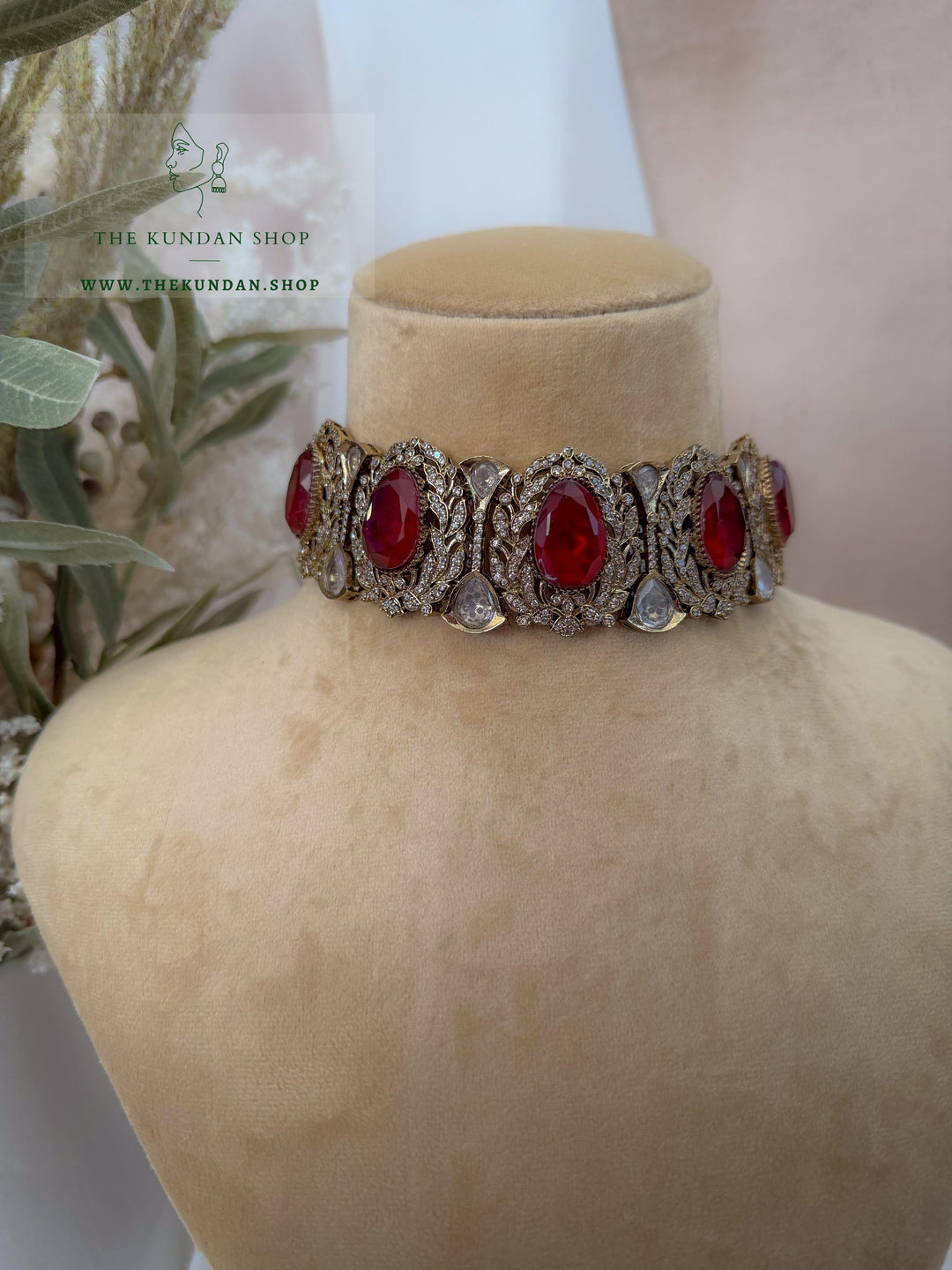 Almost Famous // Ruby Necklace Sets THE KUNDAN SHOP 