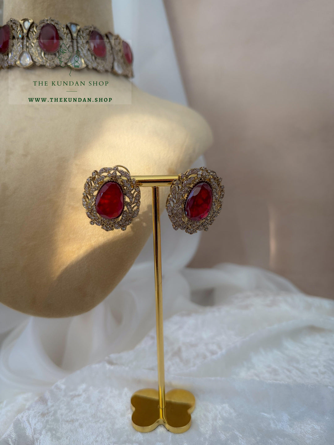 Almost Famous // Ruby Necklace Sets THE KUNDAN SHOP 