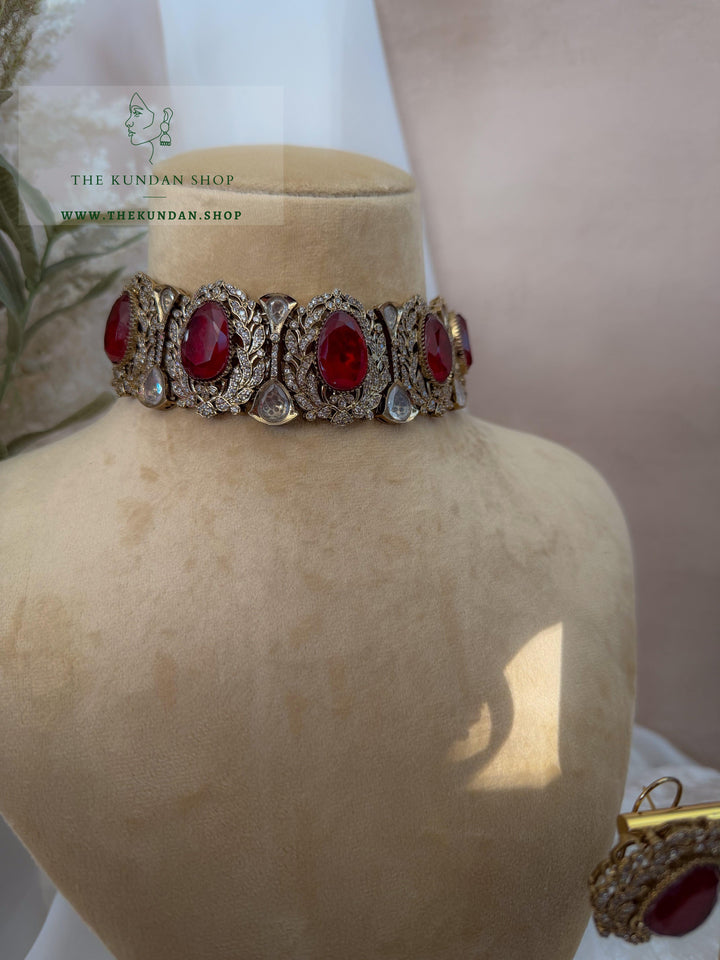 Almost Famous // Ruby Necklace Sets THE KUNDAN SHOP 