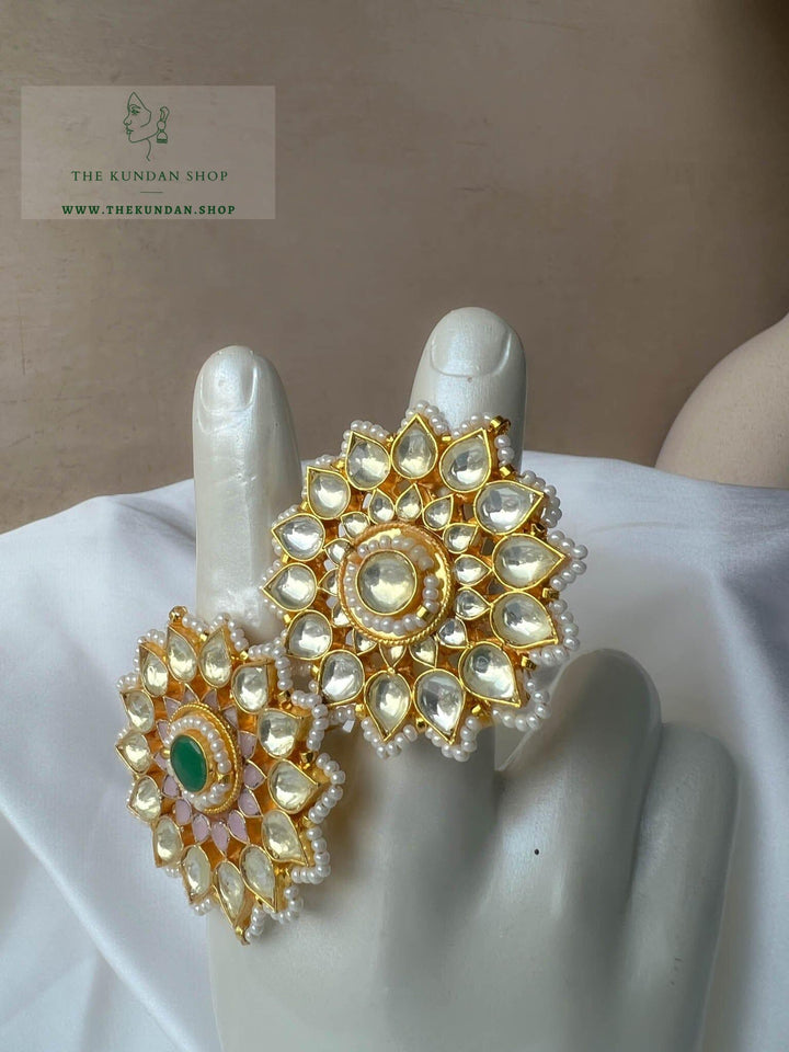 Blooming Garden Oversize Ring Ring THE KUNDAN SHOP 
