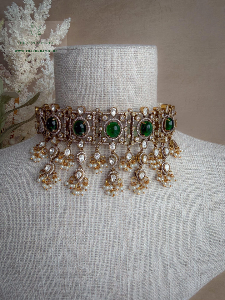 Jaded in Green Necklace Sets THE KUNDAN SHOP 