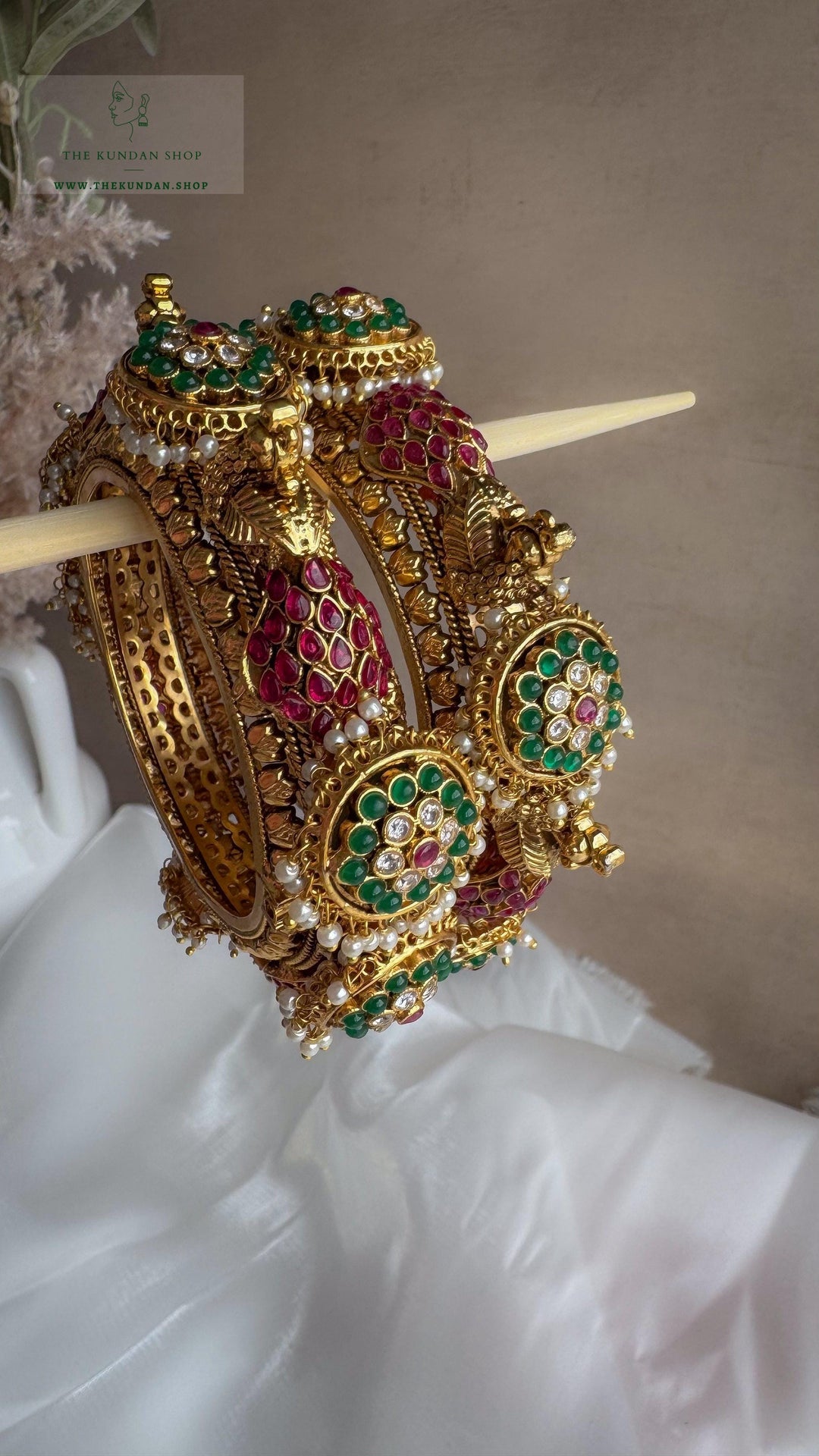 Peacock Garden // Kangan Bangles THE KUNDAN SHOP 