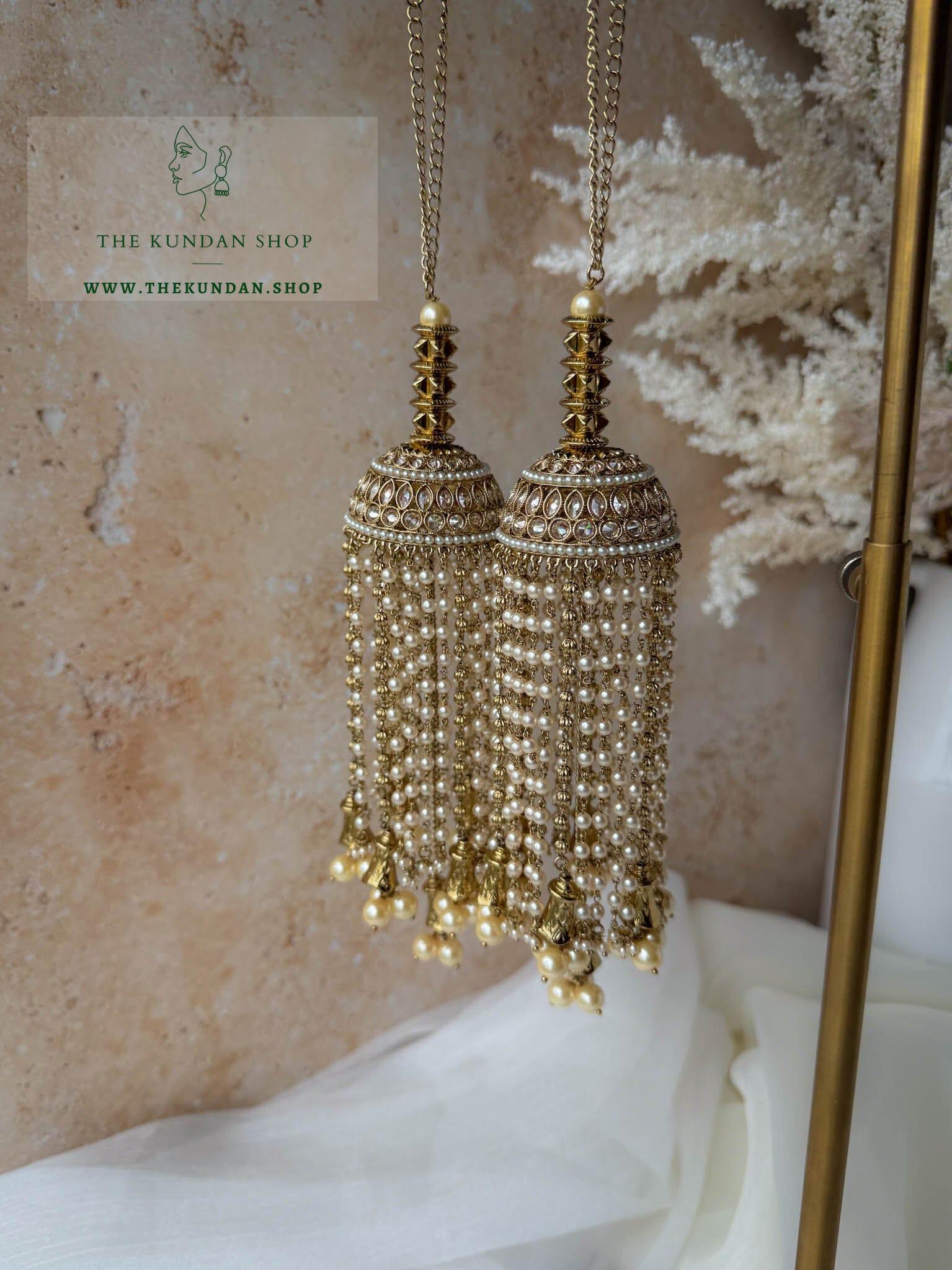 Constant Pearl in Champagne // Kaleeray Kaleeray THE KUNDAN SHOP 