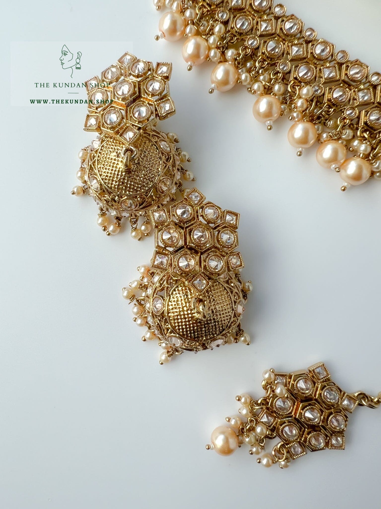 Keeper in Champagne Necklace Sets THE KUNDAN SHOP 