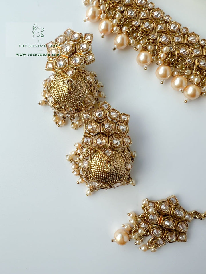 Keeper in Champagne Necklace Sets THE KUNDAN SHOP 