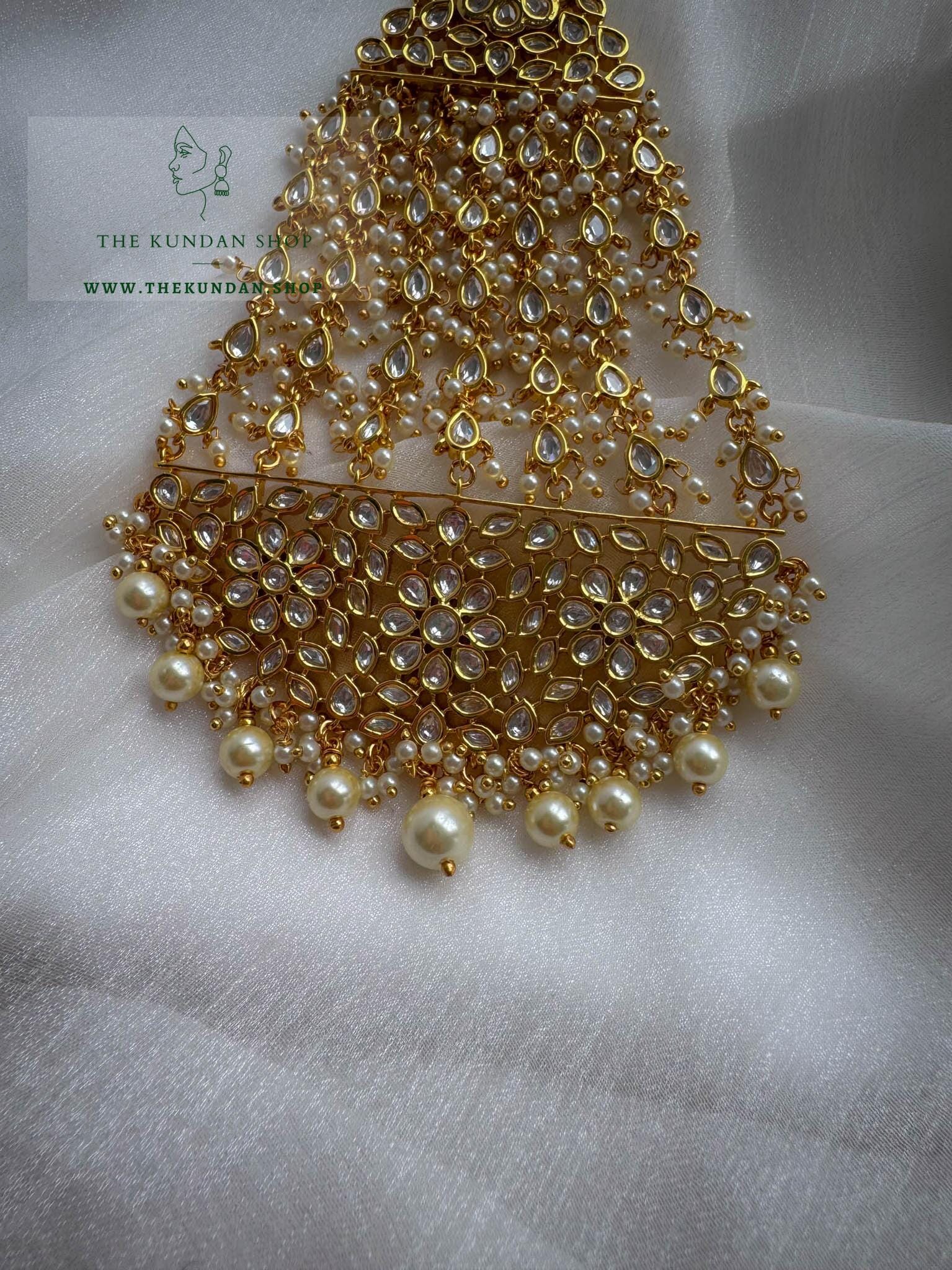 Golden Tone & Pearls // Kundan Passa Passa THE KUNDAN SHOP 