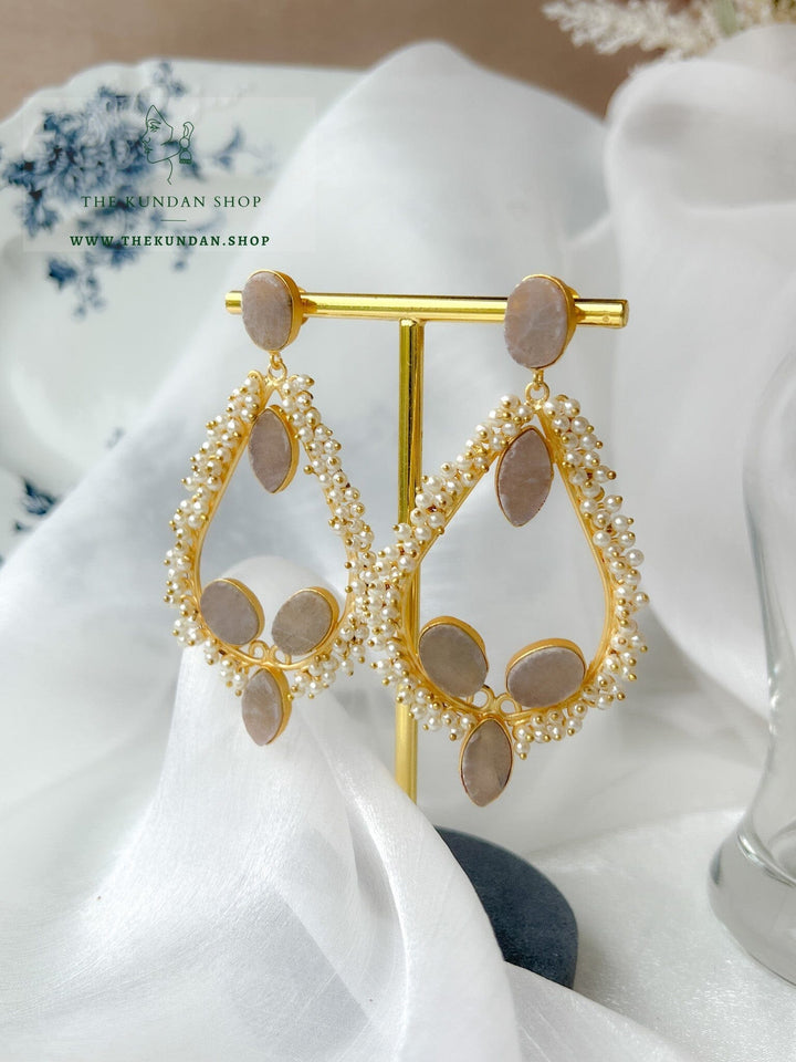 Winners Reward in Pearl Cluster Earrings THE KUNDAN SHOP 