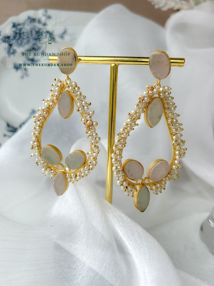 Winners Reward in Pearl Cluster Earrings THE KUNDAN SHOP 