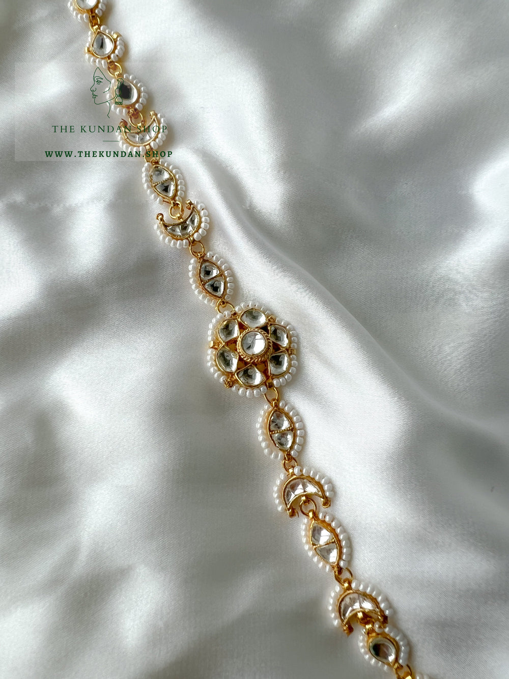 Center Stage - Floral Headband Mathapathi THE KUNDAN SHOP 