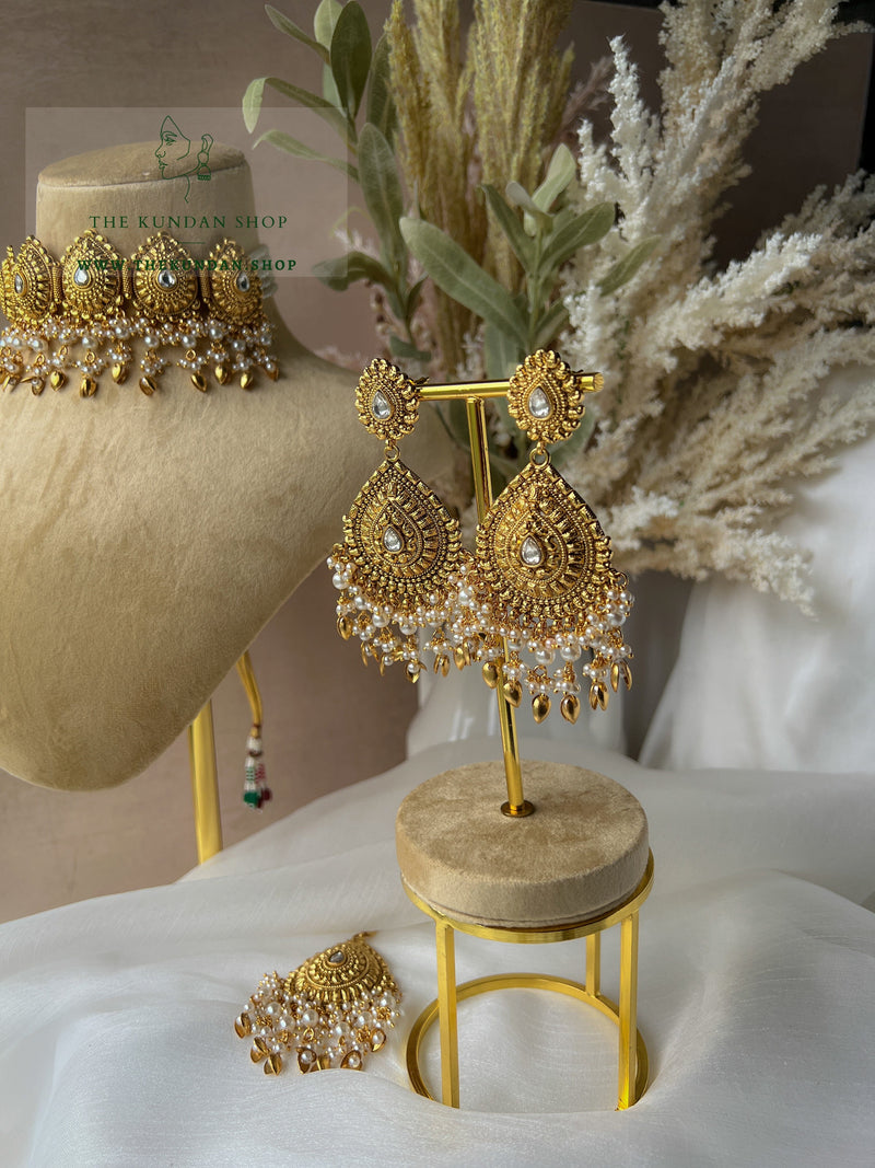 Harbour Antique in Pearl Necklace Sets THE KUNDAN SHOP 