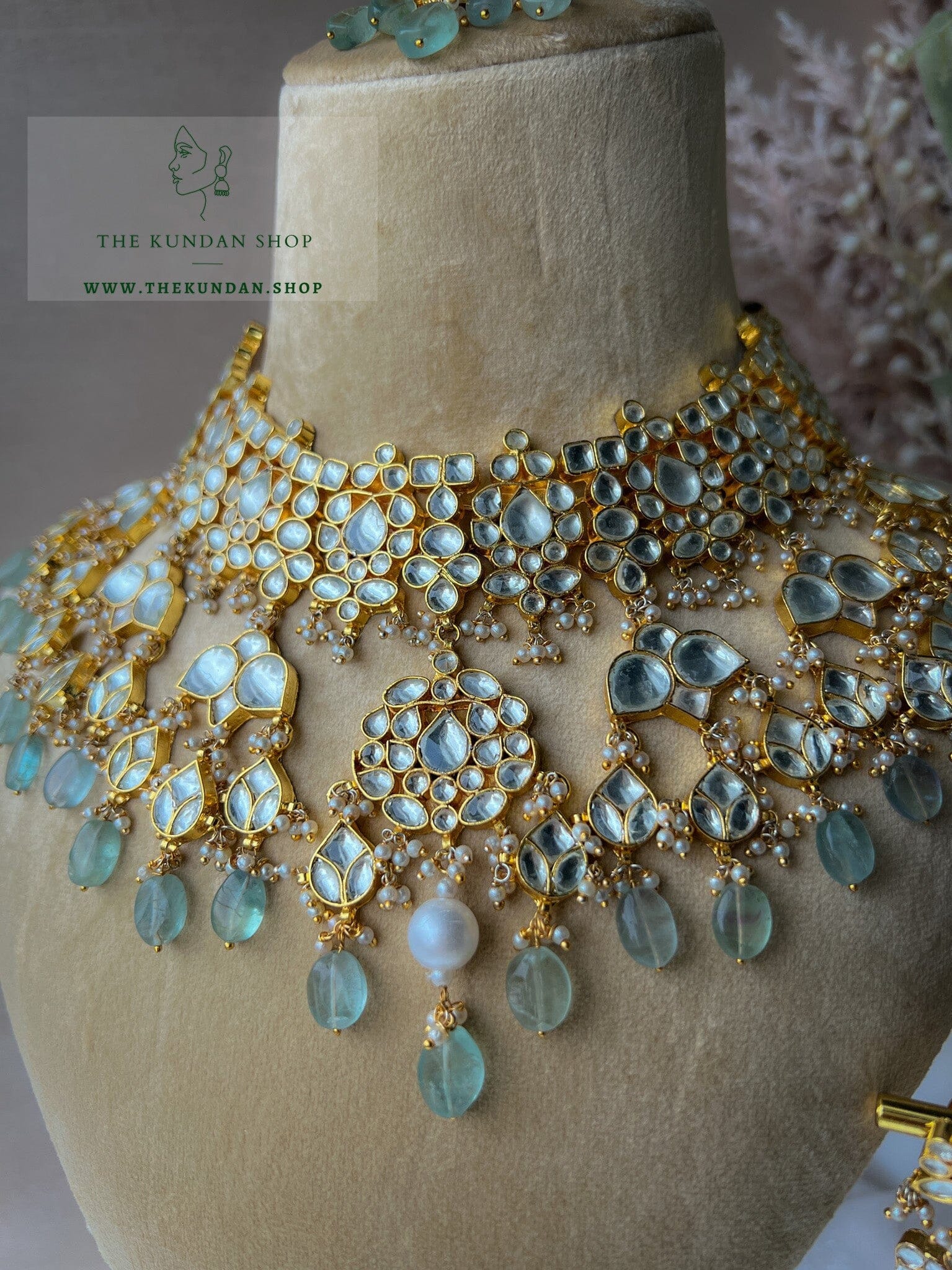 Unconditional Sage 2.0 in Kundan Necklace Sets THE KUNDAN SHOP 