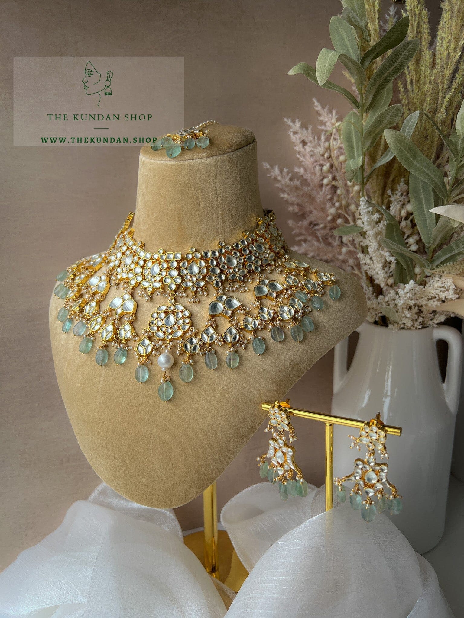 Unconditional Sage 2.0 in Kundan Necklace Sets THE KUNDAN SHOP 