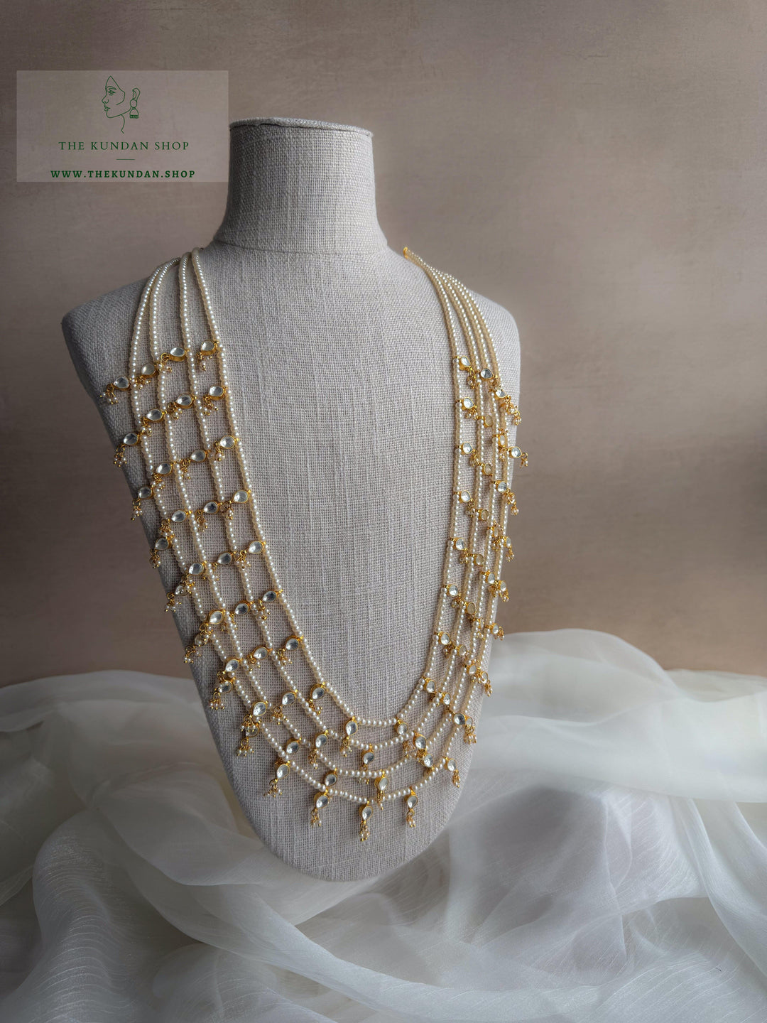 Kundan Drops // Multi-Layer Mala Necklace Sets THE KUNDAN SHOP 