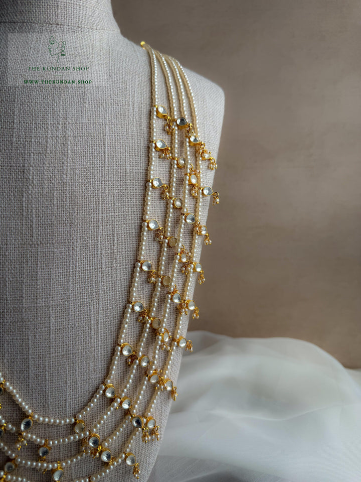 Kundan Drops // Multi-Layer Mala Necklace Sets THE KUNDAN SHOP 