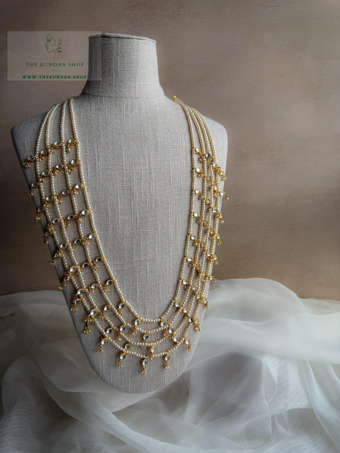Kundan Drops // Multi-Layer Mala Necklace Sets THE KUNDAN SHOP 