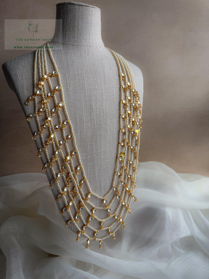 Kundan Drops // Multi-Layer Mala Necklace Sets THE KUNDAN SHOP 