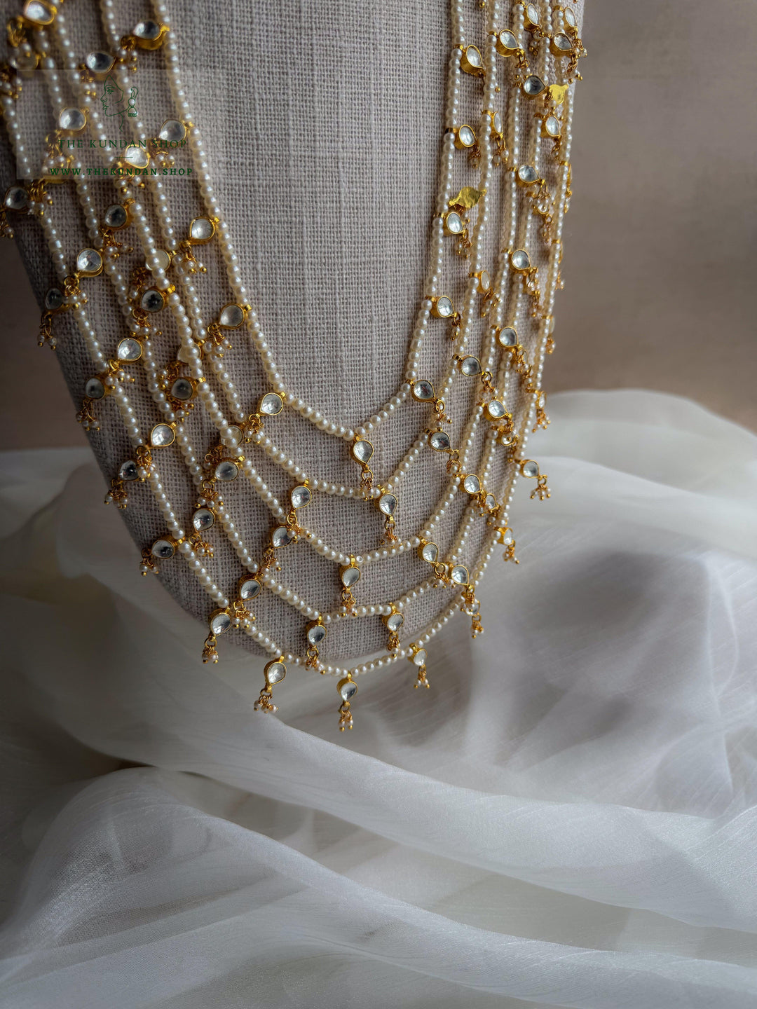 Kundan Drops // Multi-Layer Mala Necklace Sets THE KUNDAN SHOP 