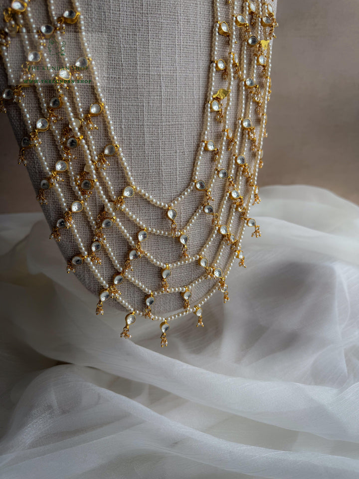 Kundan Drops // Multi-Layer Mala Necklace Sets THE KUNDAN SHOP 