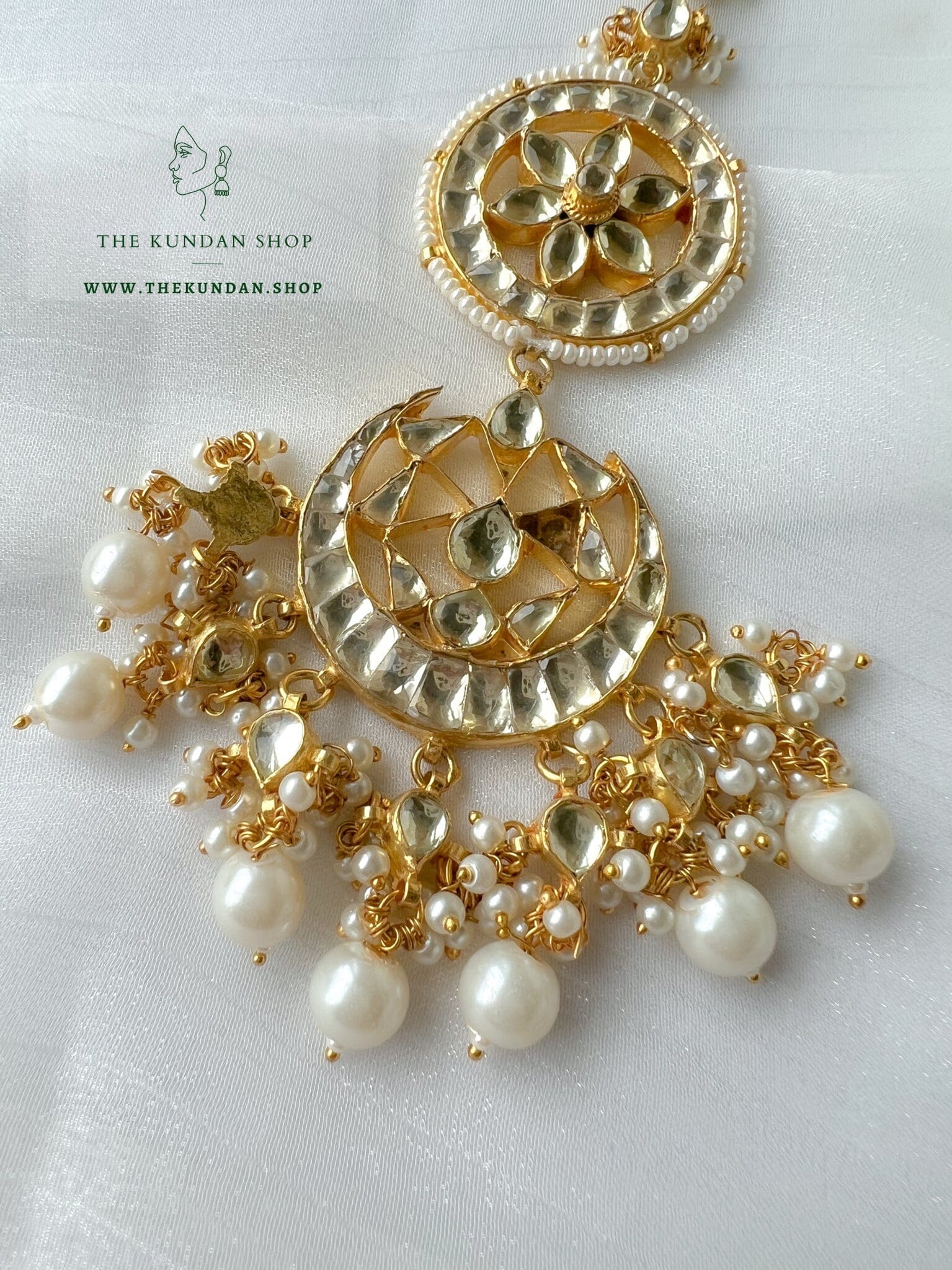 Statement Chain - Kundan Tikka Maangtikka THE KUNDAN SHOP 