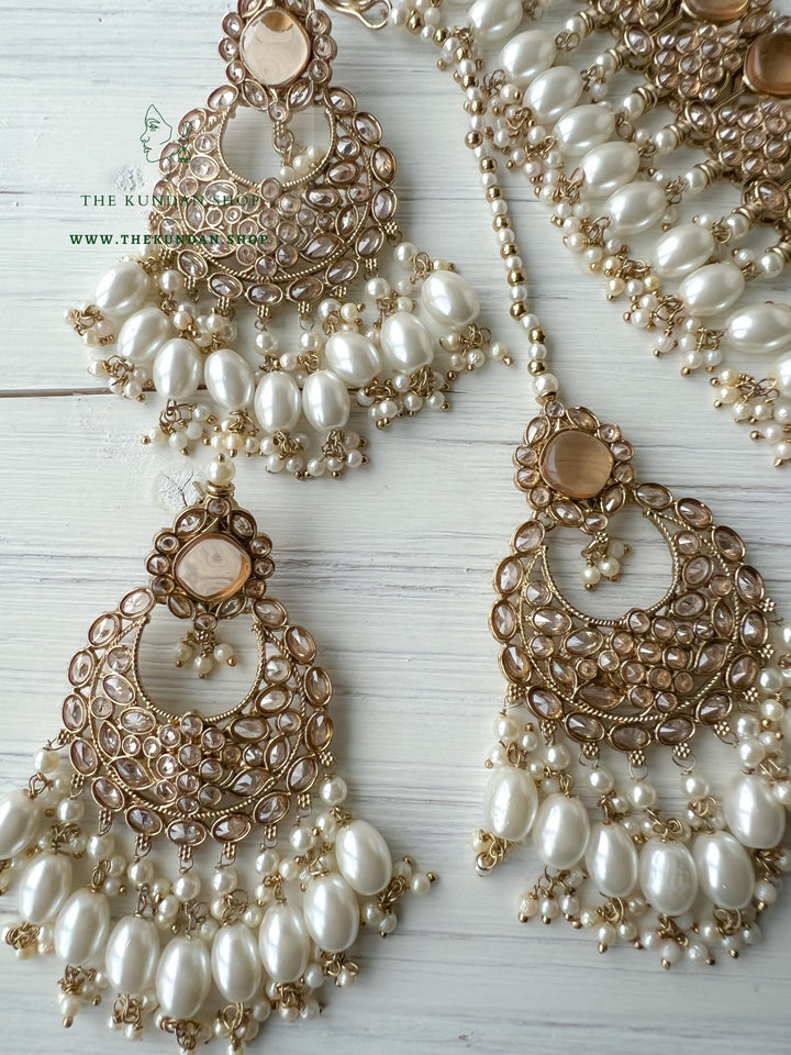 Fall Apart in Pearl Necklace Sets THE KUNDAN SHOP 