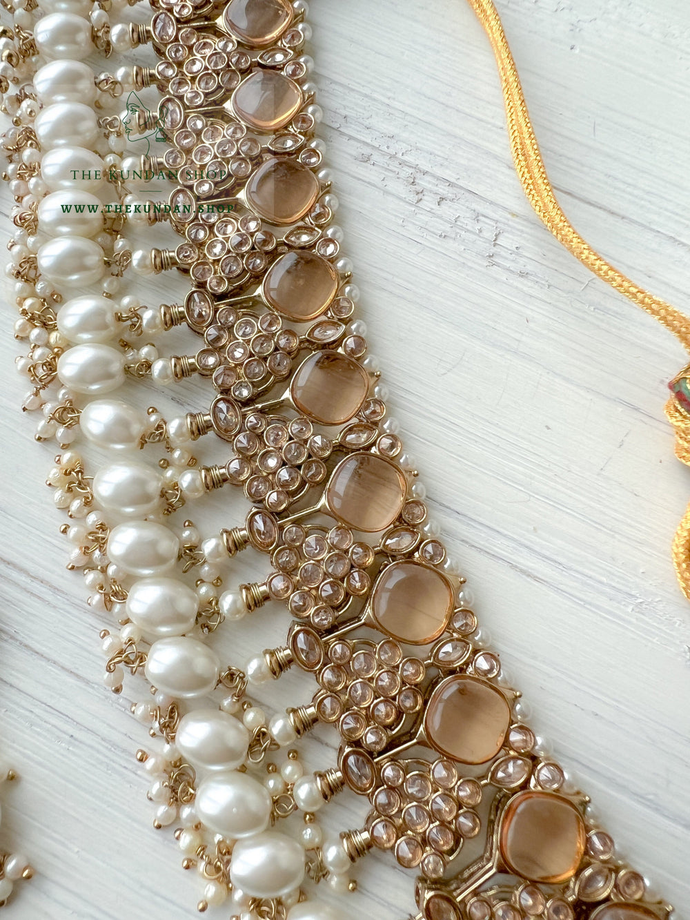 Fall Apart in Pearl Necklace Sets THE KUNDAN SHOP 