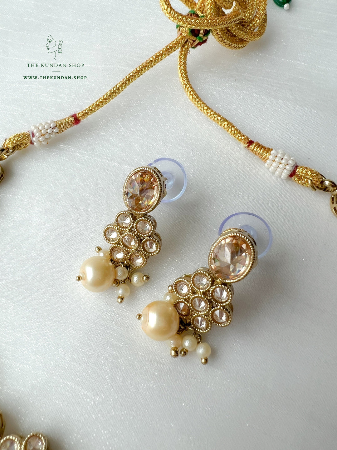Appease Polki in Pearl Necklace Sets THE KUNDAN SHOP 