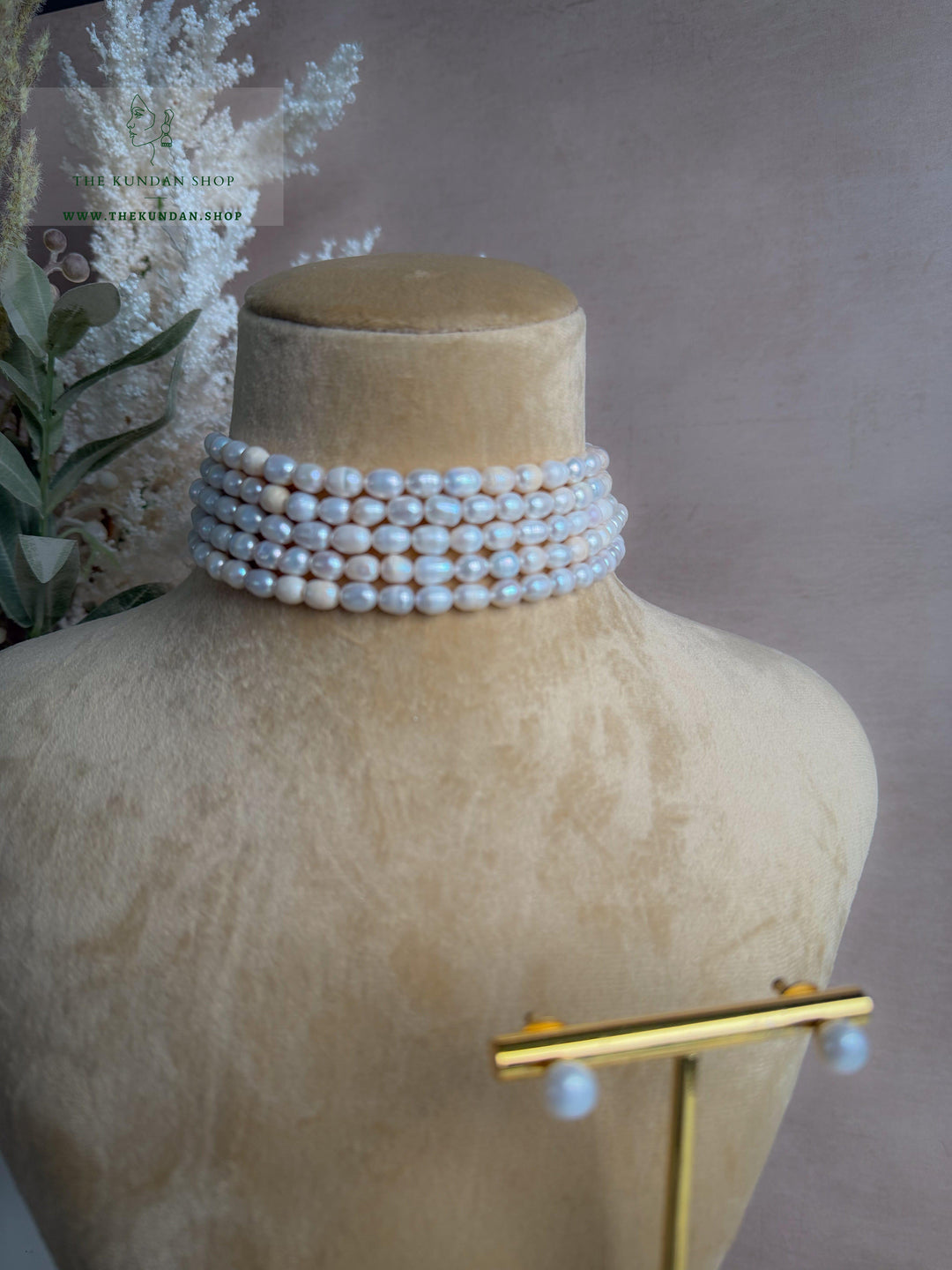 Delicate Pearl Necklace Sets THE KUNDAN SHOP 