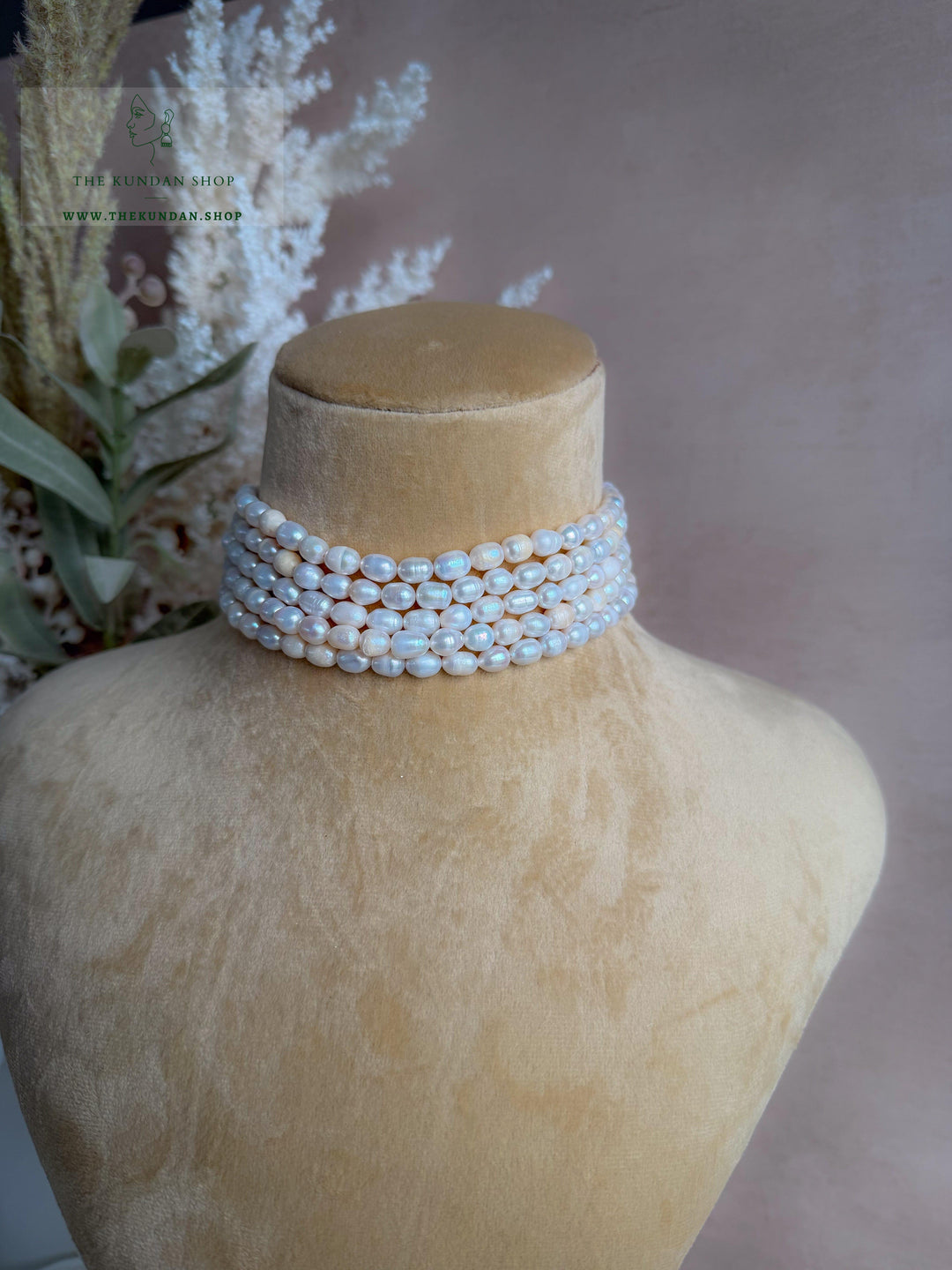Delicate Pearl Necklace Sets THE KUNDAN SHOP 