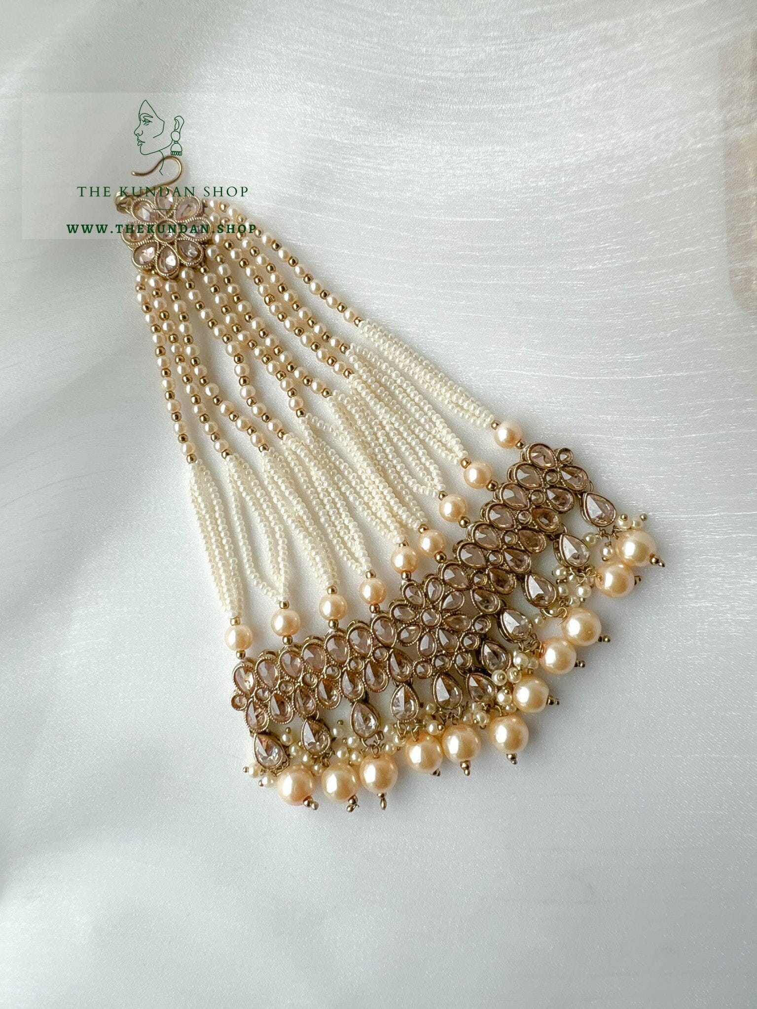 Champagne & Pearls Polki Passa Passa THE KUNDAN SHOP 