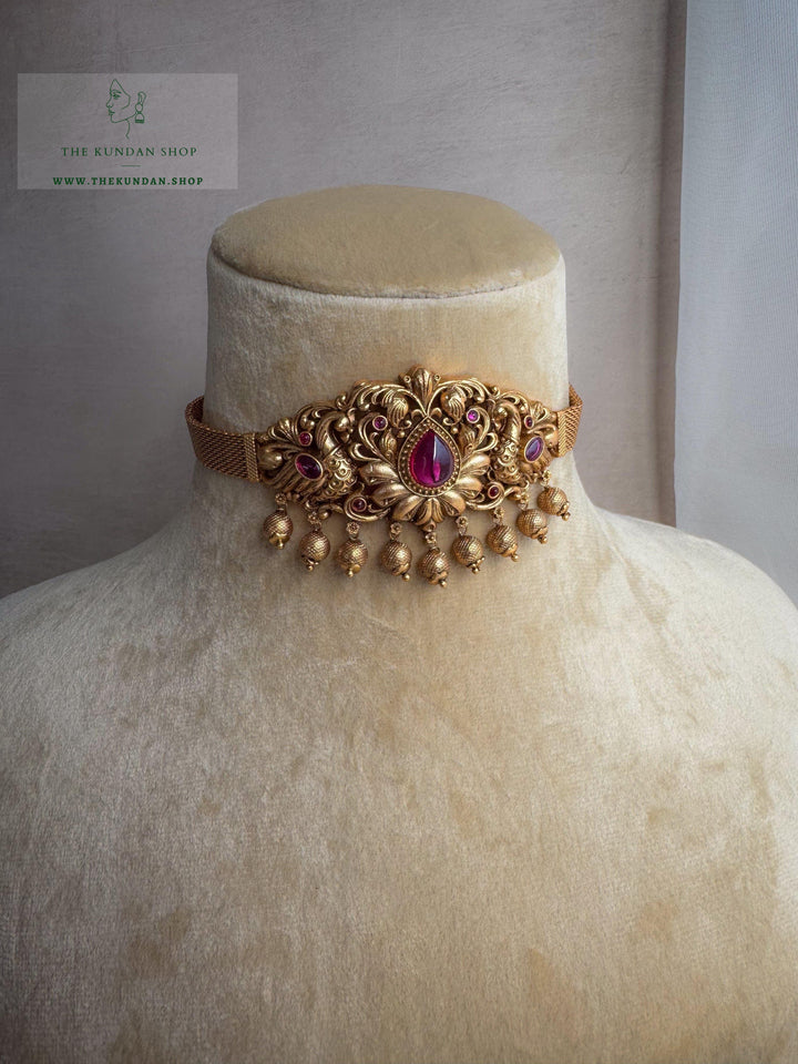 Deliberate in Antique // Pink Necklace Sets THE KUNDAN SHOP 