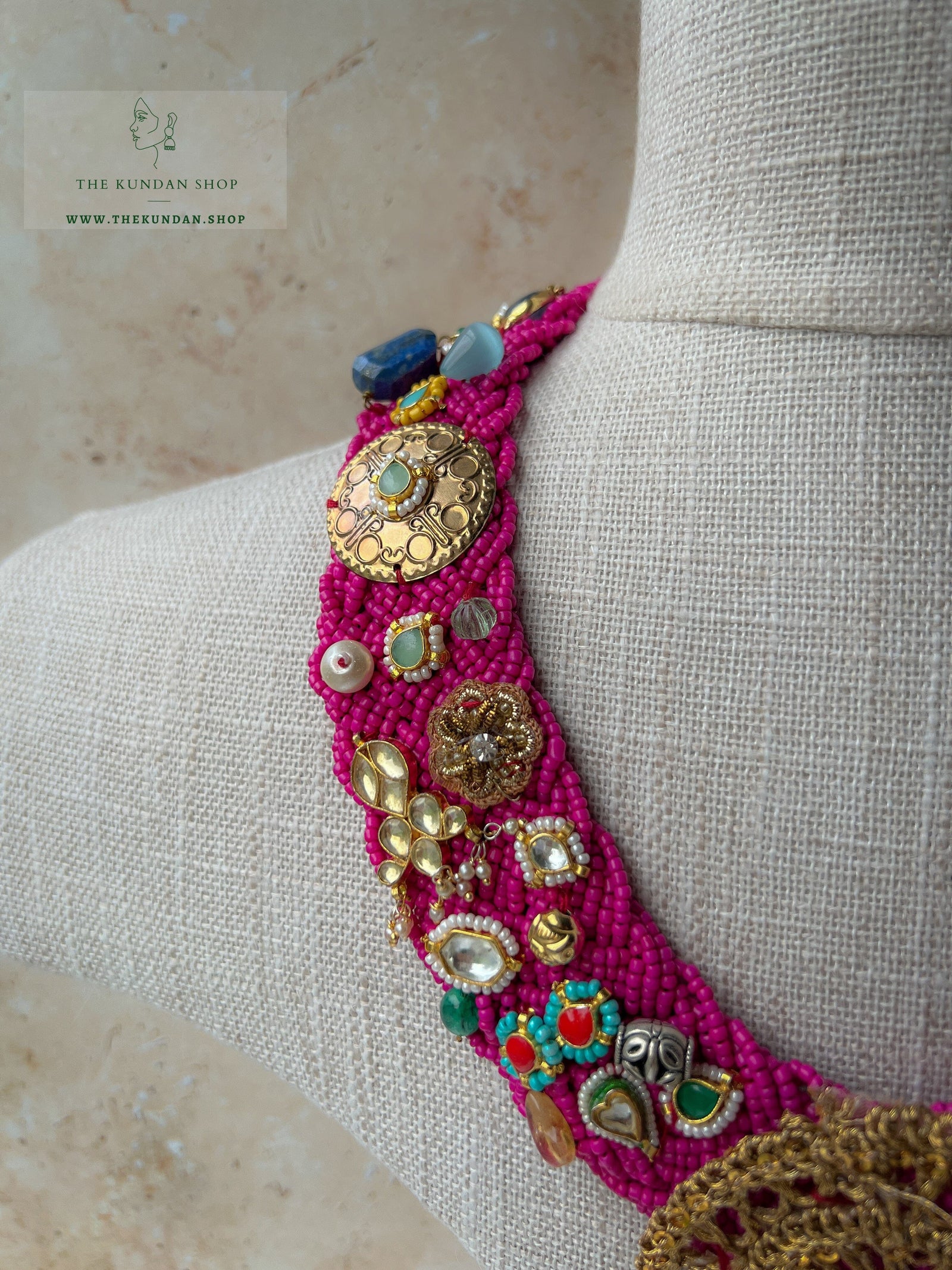 Rumours in Pink Necklace Sets THE KUNDAN SHOP 