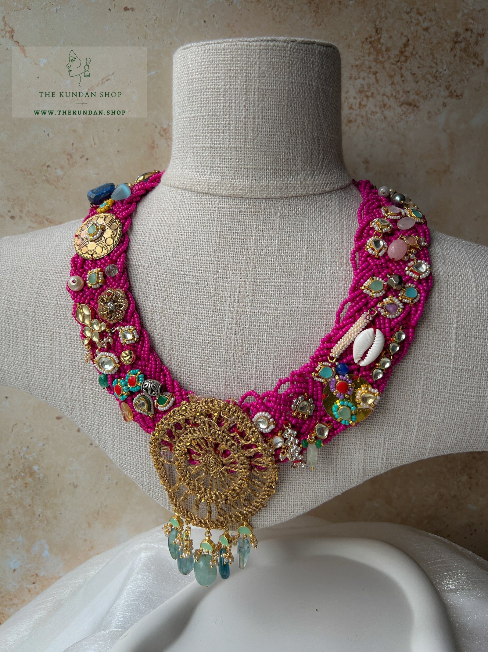 Rumours in Pink Necklace Sets THE KUNDAN SHOP 