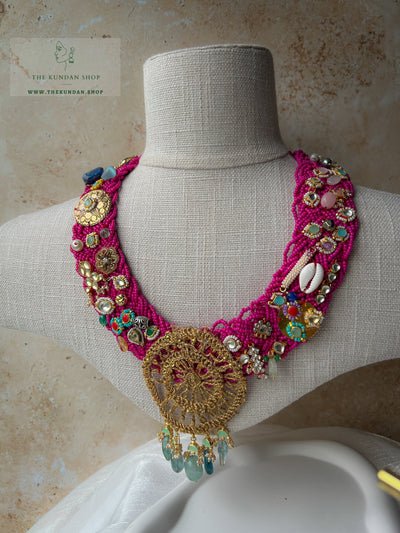 Rumours in Pink Necklace Sets THE KUNDAN SHOP 