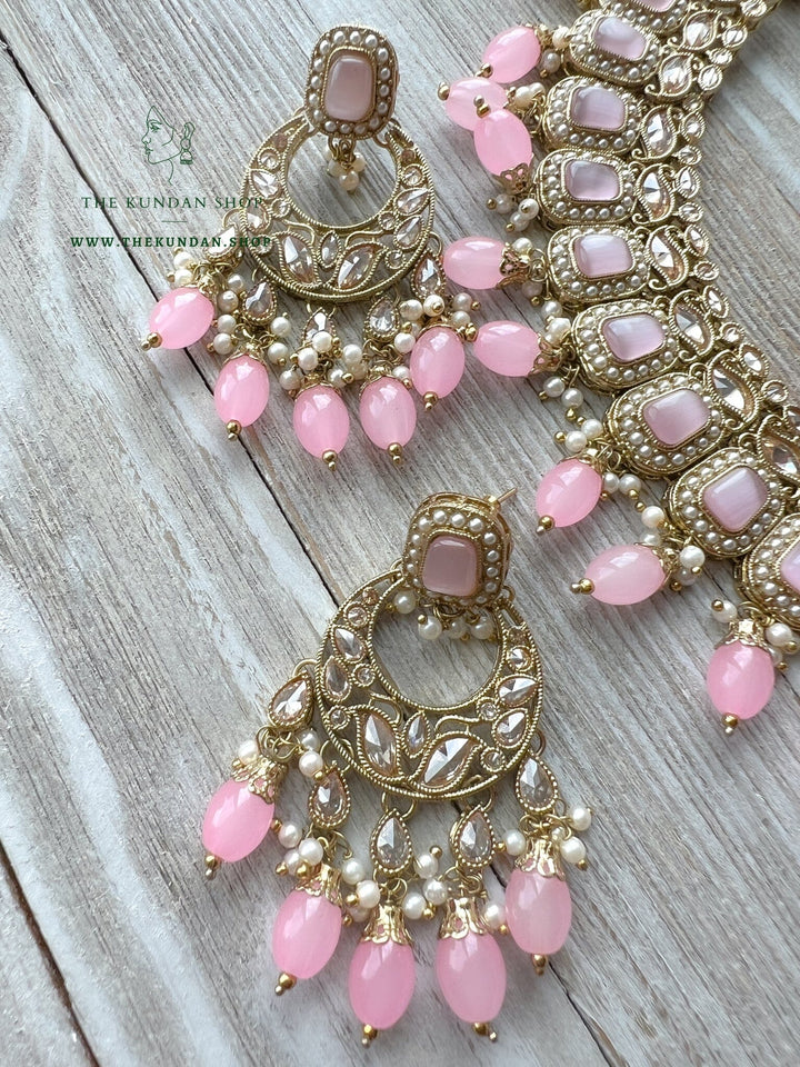 Salient 2.0 Polki in Pink Necklace Sets THE KUNDAN SHOP 