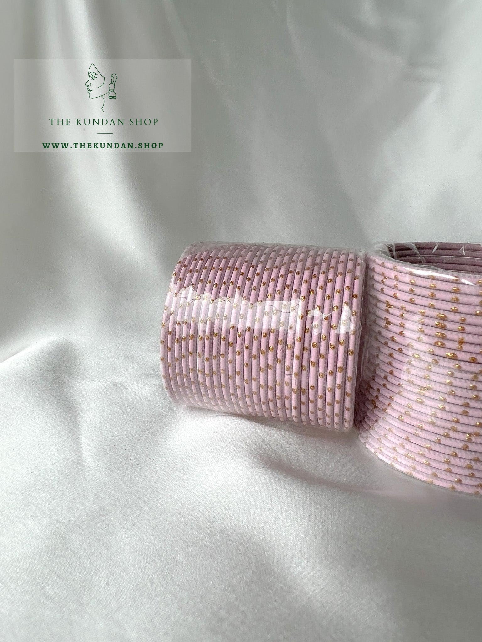 Childs Bangles in Light Pink Bangles THE KUNDAN SHOP 