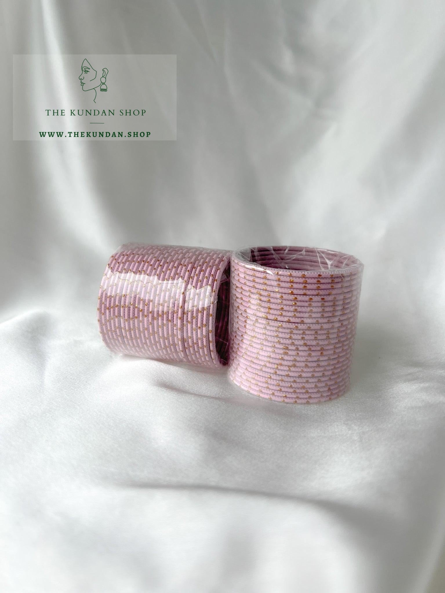 Childs Bangles in Light Pink Bangles THE KUNDAN SHOP 