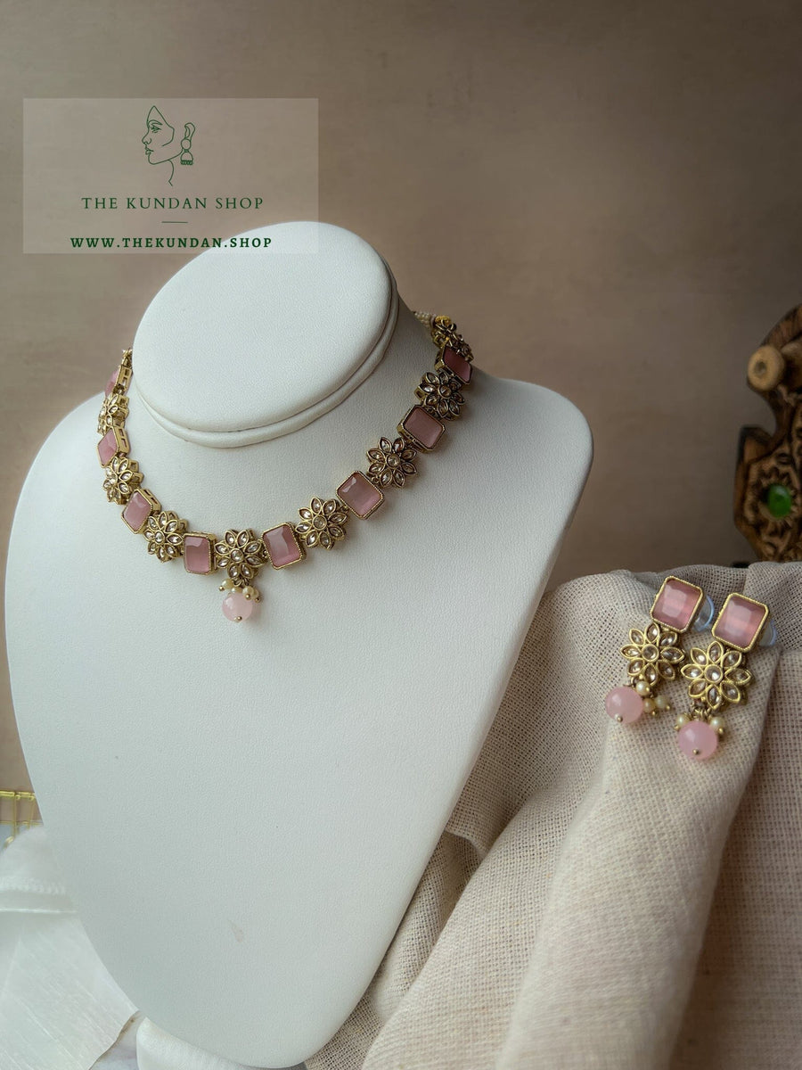 Private in Pink Necklace Sets THE KUNDAN SHOP 