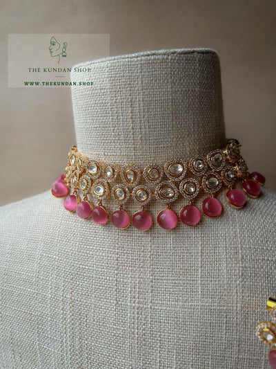 Idol in Pink Necklace Sets THE KUNDAN SHOP 