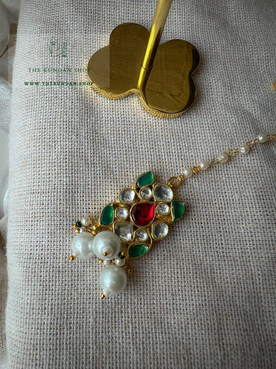 Absorbed in Pink, Green & Kundan Necklace Sets THE KUNDAN SHOP 