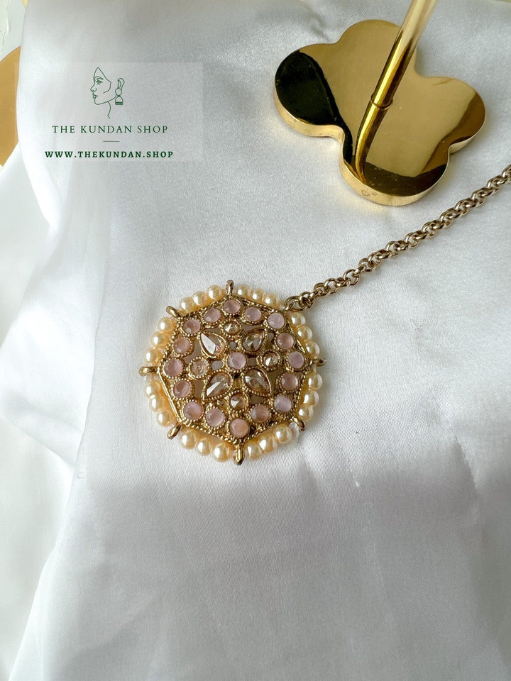 Raised in Pink Necklace Sets THE KUNDAN SHOP 