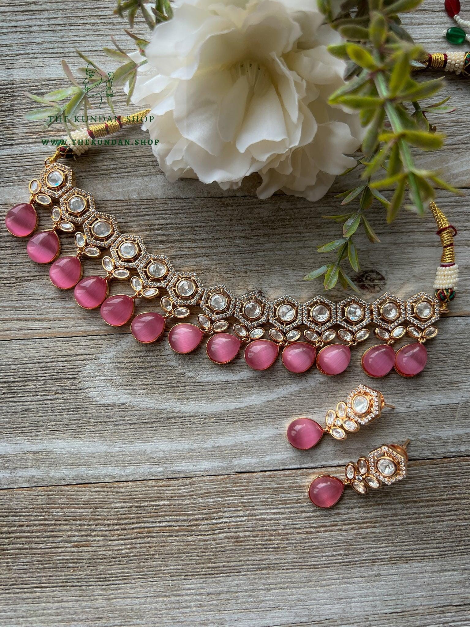 Definite in Pink Necklace Sets THE KUNDAN SHOP 