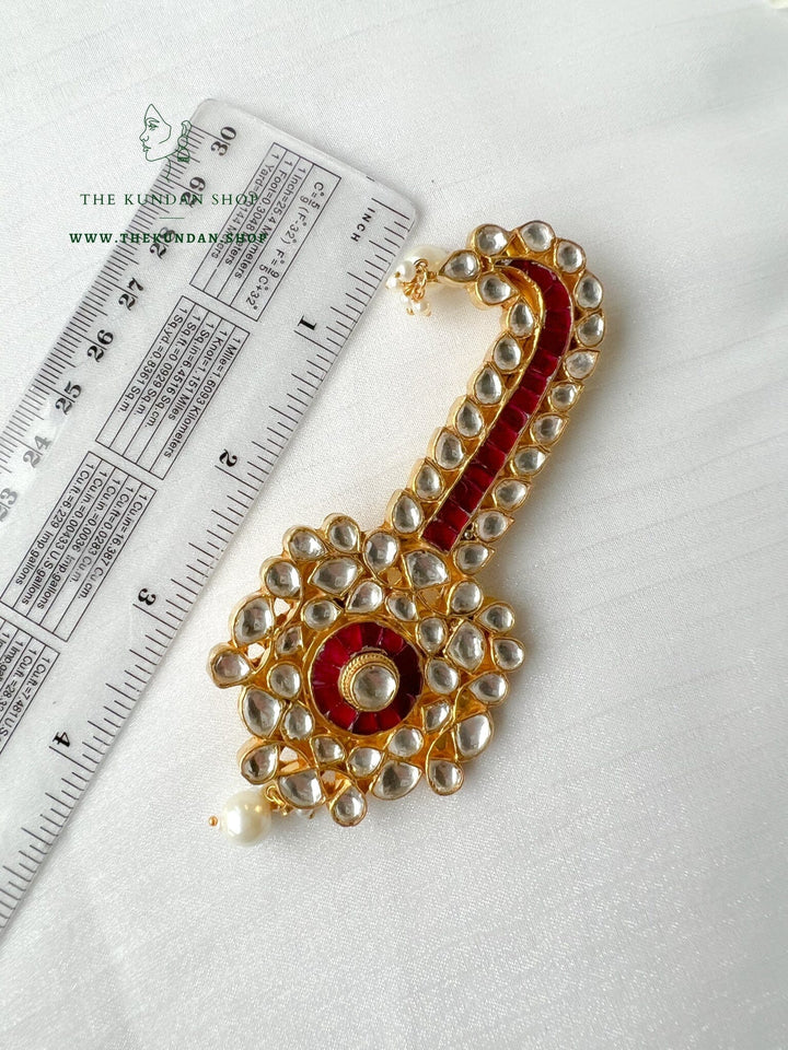 Pink Kundan Kalgi Kalgi THE KUNDAN SHOP 