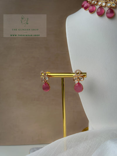 Hopeless Romantic in Pink Necklace Sets THE KUNDAN SHOP 