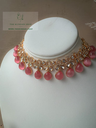 Hopeless Romantic in Pink Necklace Sets THE KUNDAN SHOP 