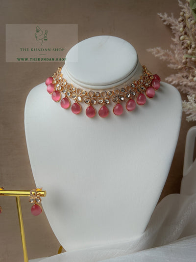 Hopeless Romantic in Pink Necklace Sets THE KUNDAN SHOP 
